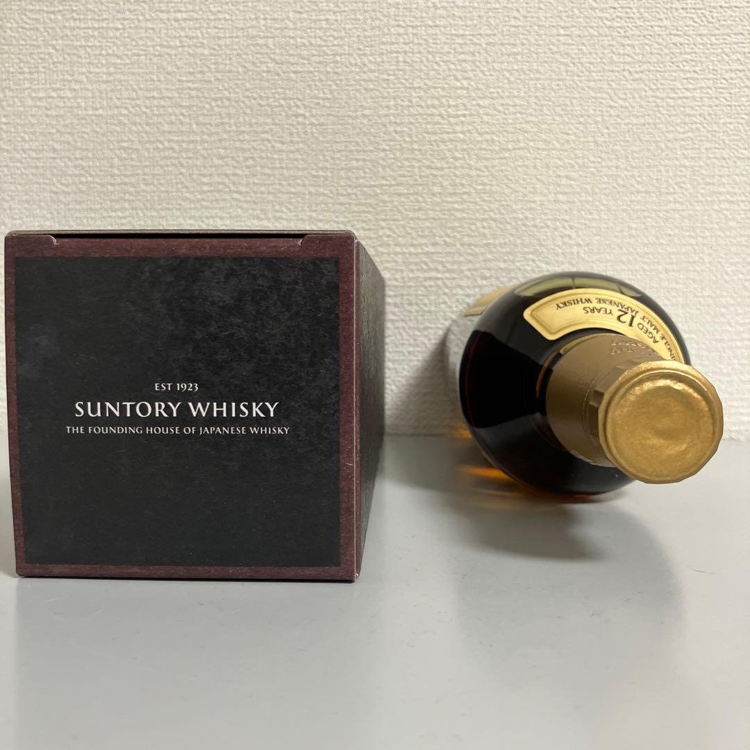 サントリー シングルモルトウイスキー 山崎 12年 700ml 1本 箱付き