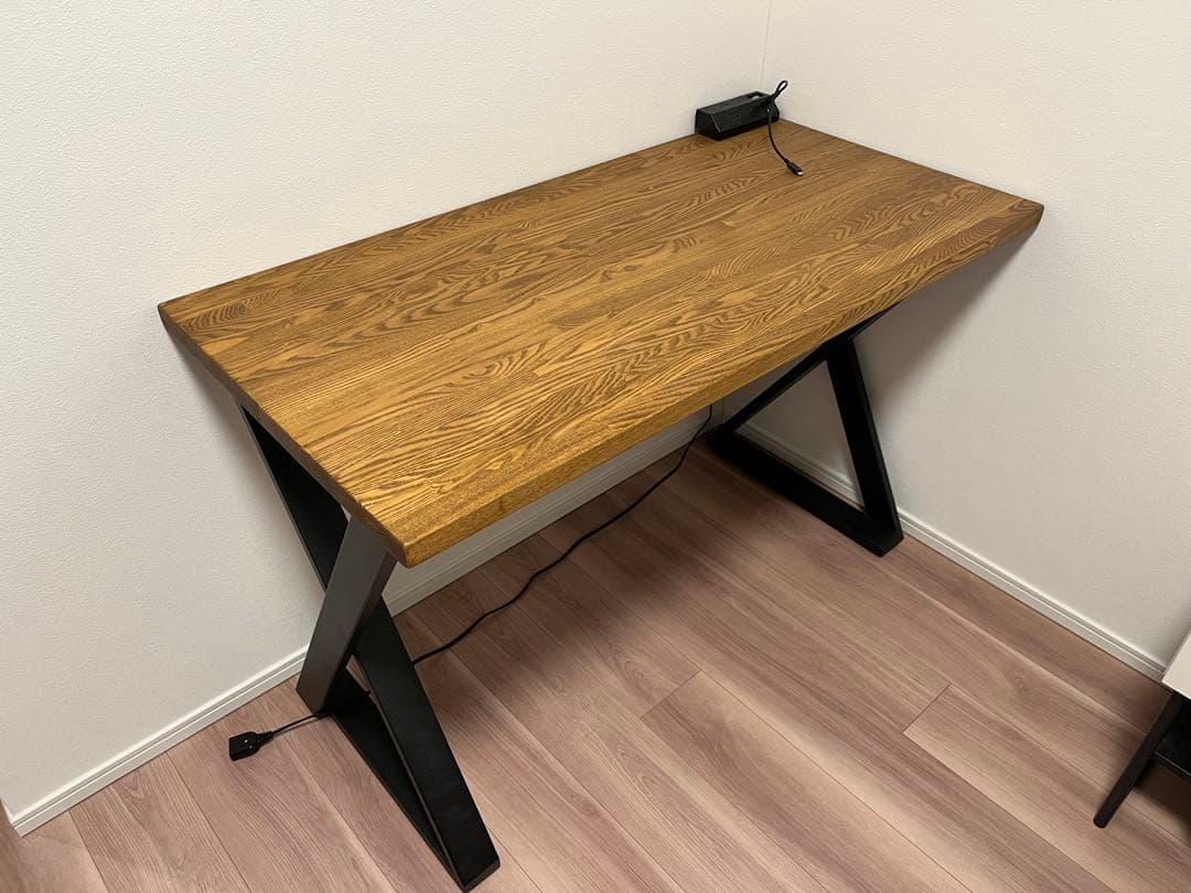 パソコンデスク(ミディアムブラウン) 清水材木店