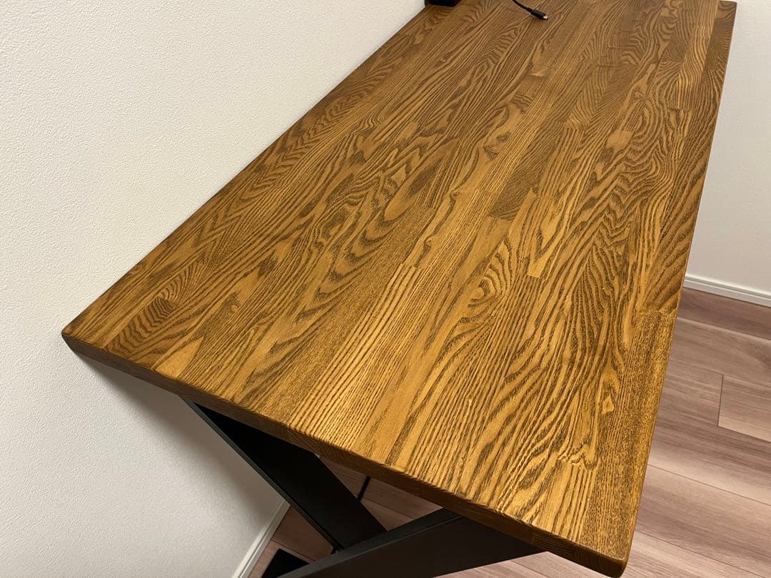 パソコンデスク(ミディアムブラウン) 清水材木店