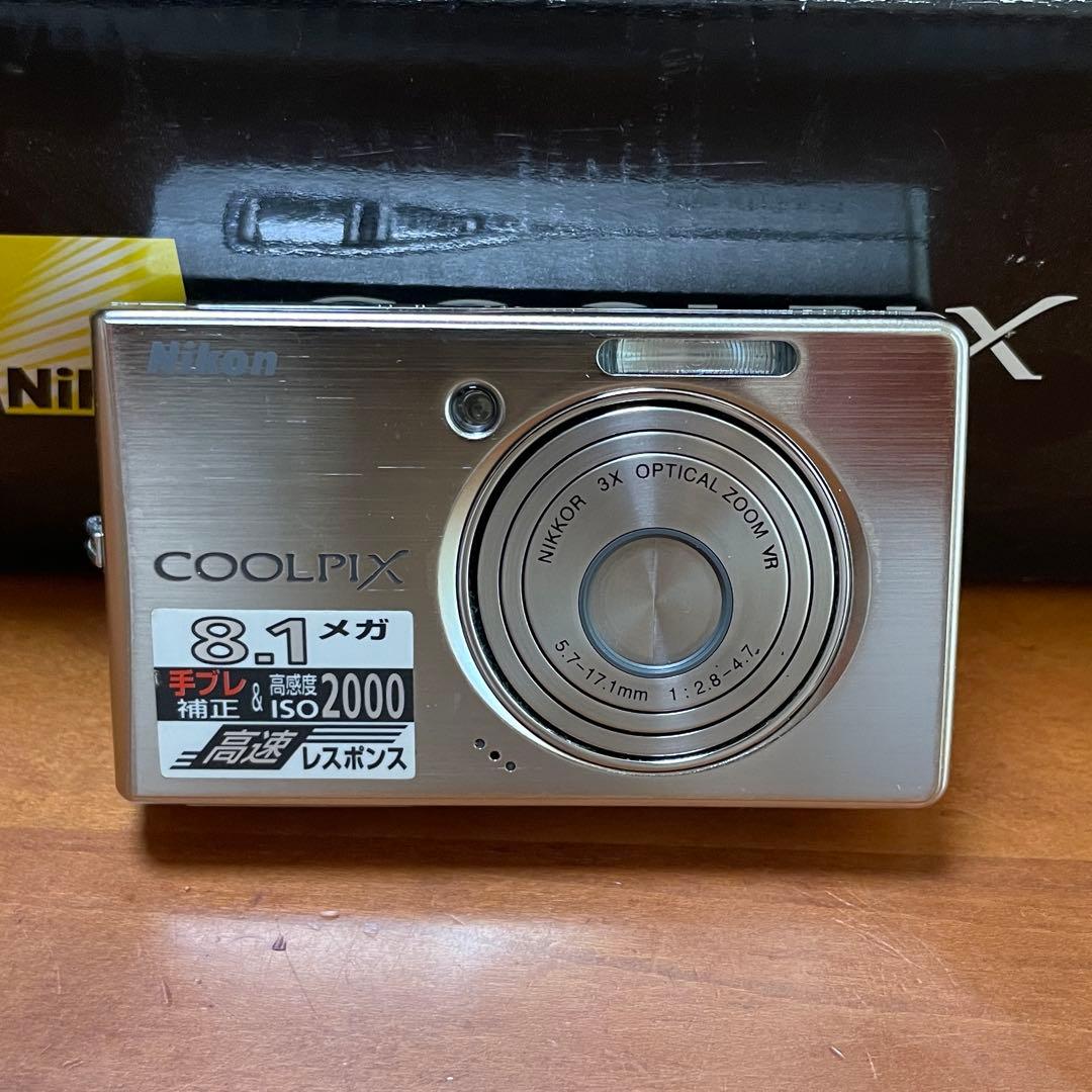 Nikon COOLPIX S510 コンパクトデジカメ シルバー バッテリー付