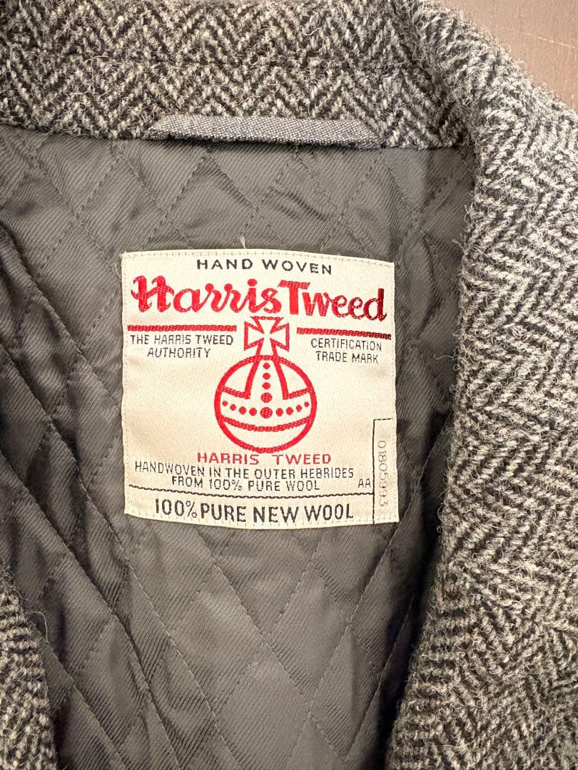 ド*ク様 Harris Tweed ヘリンボーンブレザー