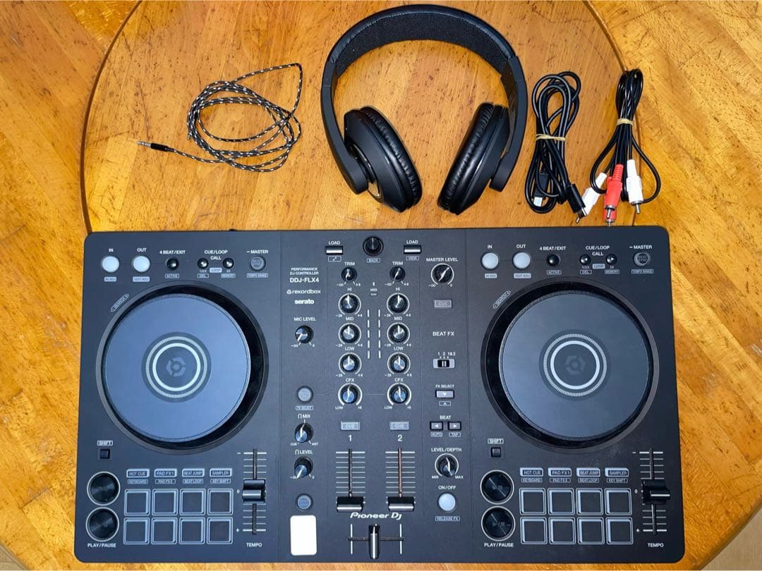 Pioneer DJ DDJ-FLX4 DJコントローラー ヘッドホンおまけ付き