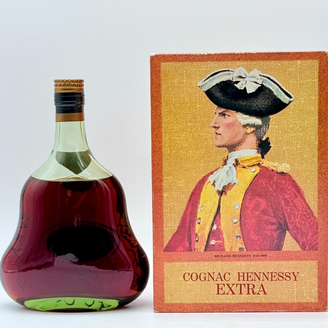 ⑰Hennessy EXTRA JASグリーンボトル　箱付
