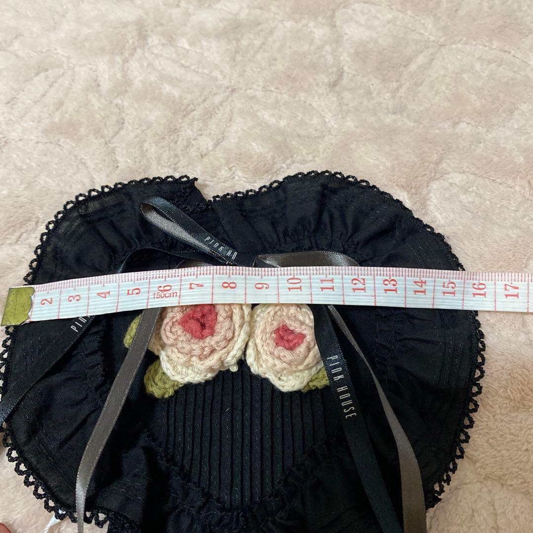 ¥14300 タグ付　 ピンクハウス　素敵な大ぶり　立体バラコサージュ　ワッペン