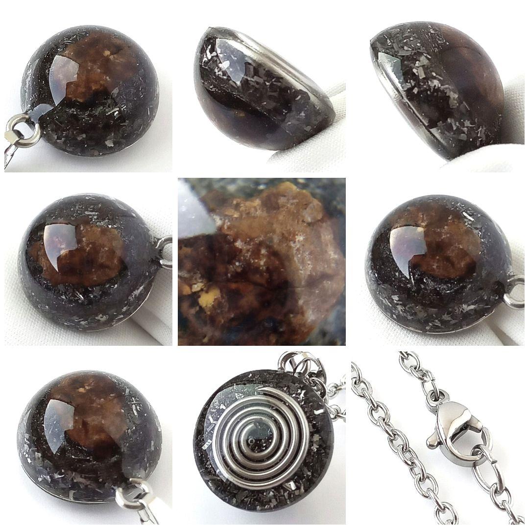 隕石の中でも桁外れの強力なパワーを持つといわれるセリコパラサイトのオルゴナイト①