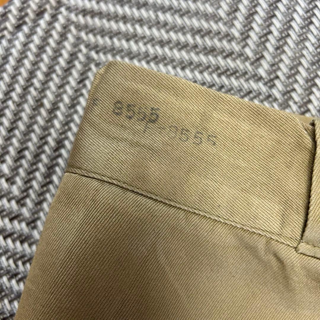 アーミーチノ トラウザーパンツ ヴィンテージ 古着 美品 RAPIDジッパー実物