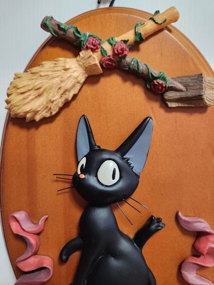 魔女の宅急便　ジジ　壁掛け　ウォールアート　鍵かけ