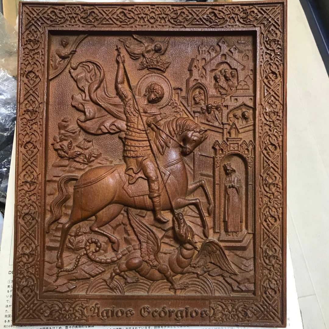 ロシア正教のイコン 手彫り