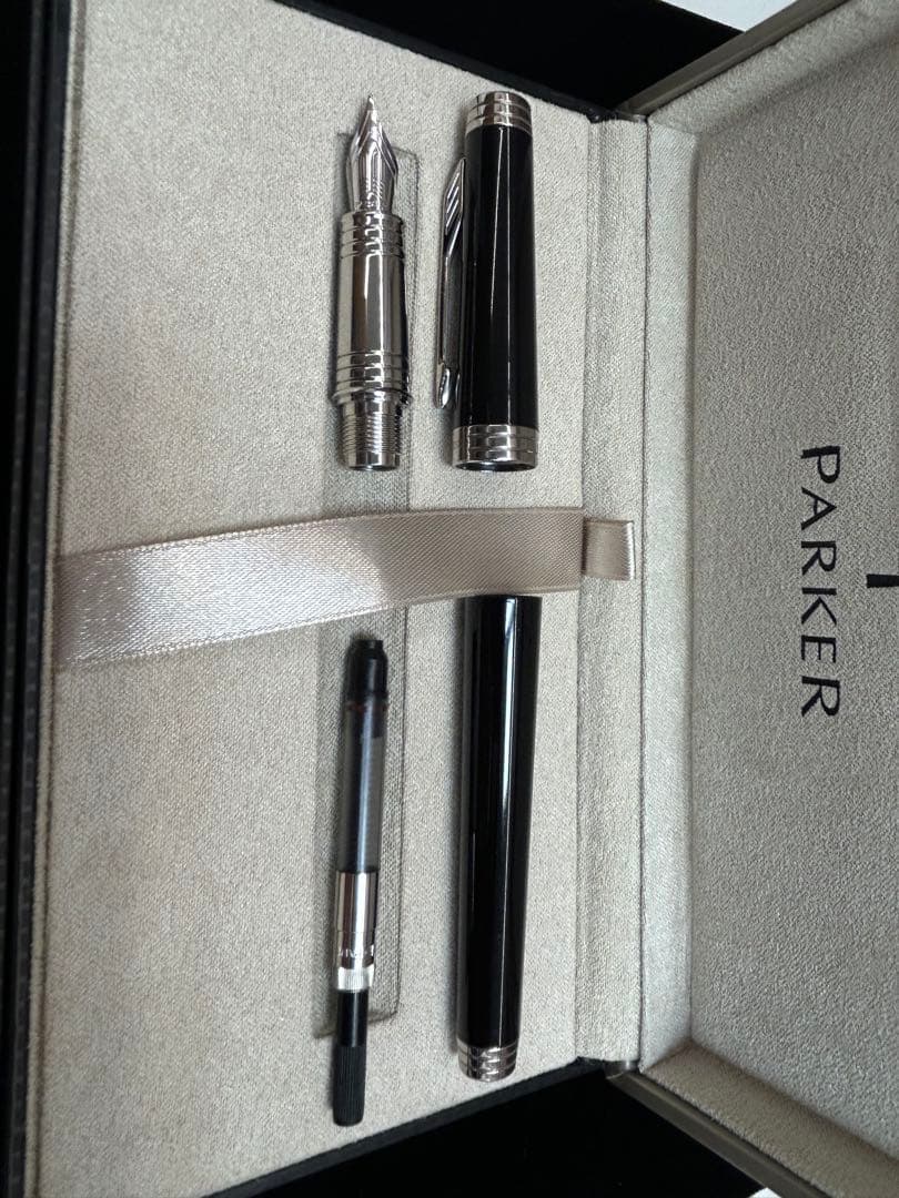 Parker 万年筆 パーカー プリミエ ラックブラックST (F) 希少廃盤品
