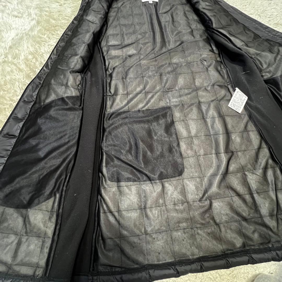 ジュン＆ロペ ダウンベスト ワンピース ウエストマーク ロング丈 レディース M