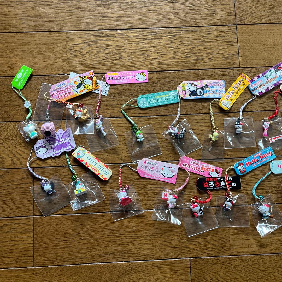 ご当地限定キティちゃん根付け　65点　おまけ別あり