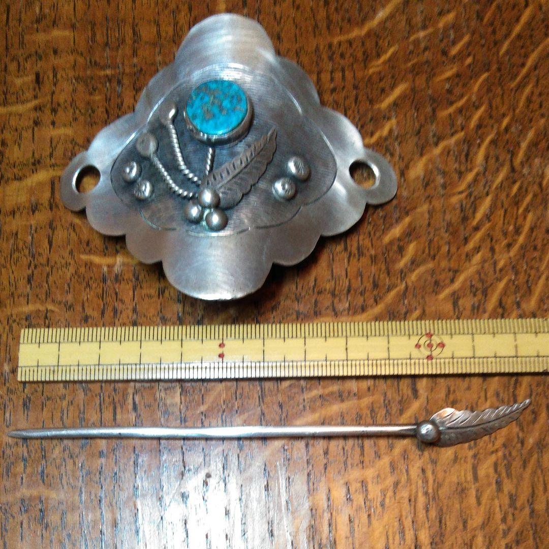 インディアンジュエリー　髪留め　ユニセックス