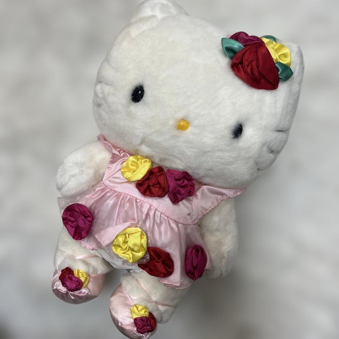 1998年 限定 応募者受注生産品 ハローキティぬいぐるみ ローズハローキティ