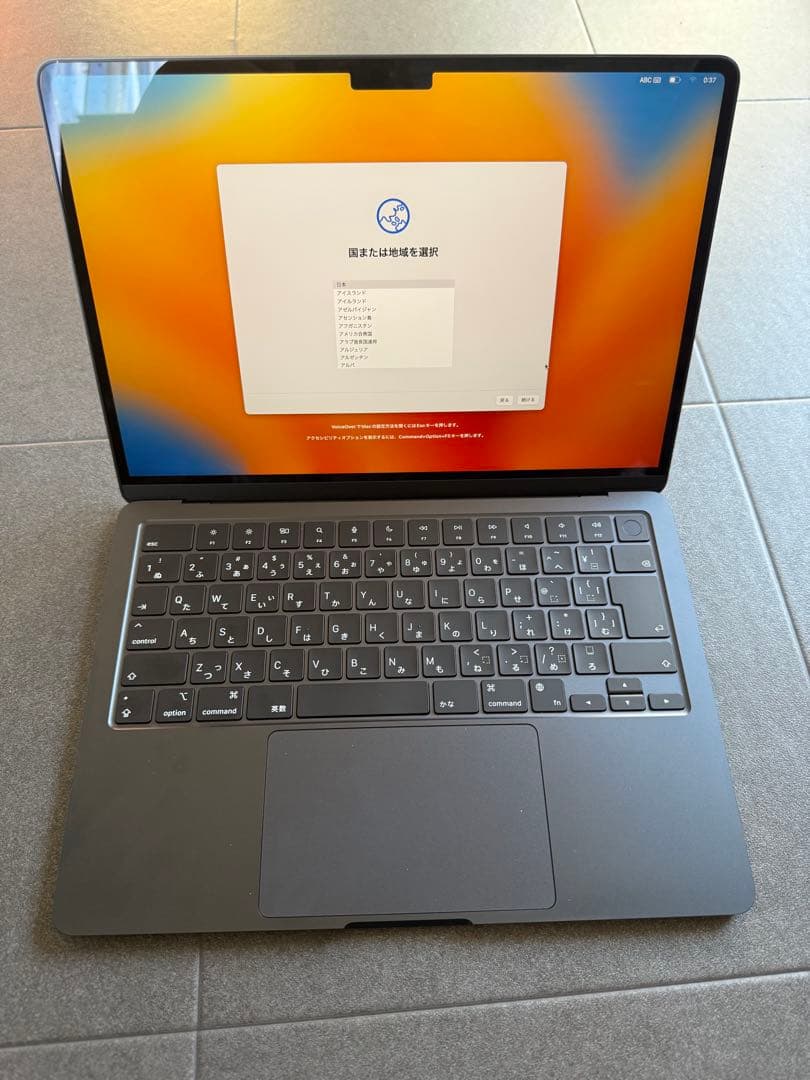 MacBook Air 13インチ M2 ミッドナイト メモリ8GB