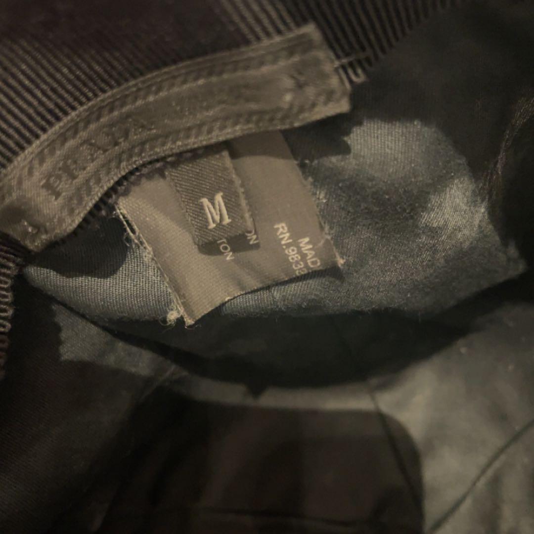 PRADA 2HC274 2B15 F0002 ベースボールキャップNERO