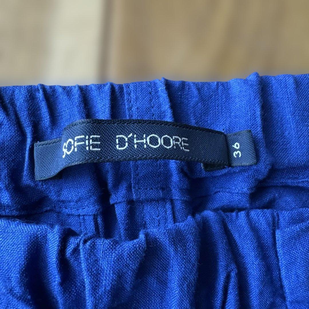 SOFIE D'HOORE サルエルパンツ 36 ブルー