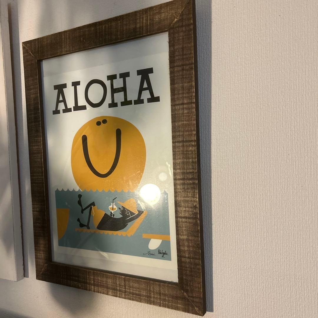 ※額付き【アートポスター】豊田弘治× 花井祐介（ALOHA）