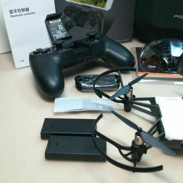 ドローン DJI Tello 送信機セット & 専用ケース・付属品付き