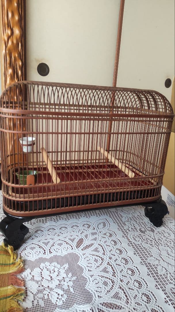 メジロ、うぐいす丸籠　鹿児島殿様籠