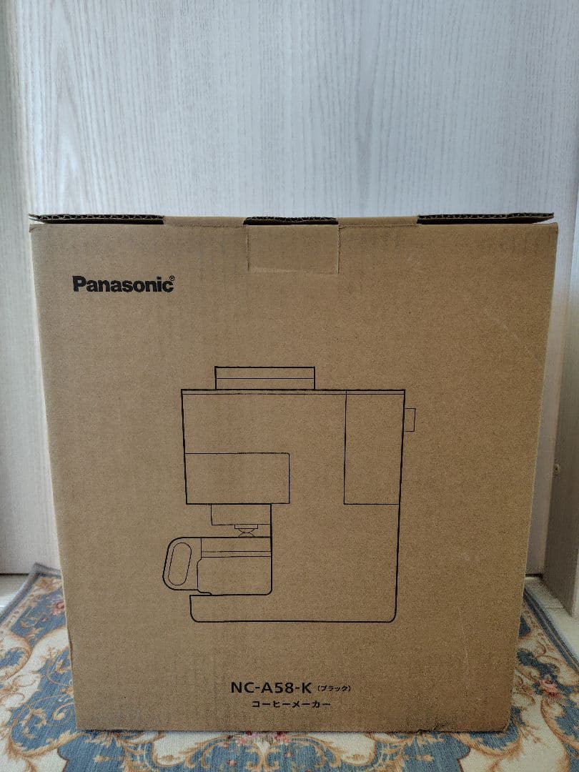 【新品】Panasonic 全自動コーヒーメーカー NC-A58-k ブラック