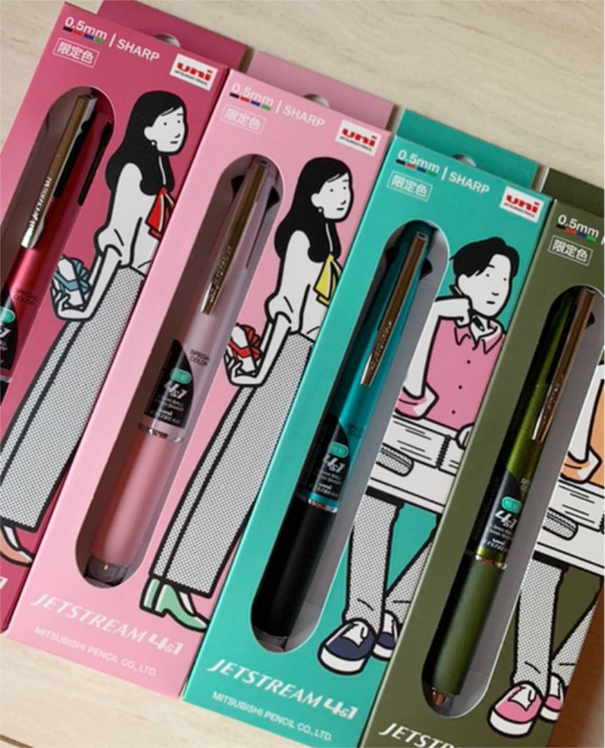 ジェットストリーム　4＆1 JETSTREAM 限定色　4本セット