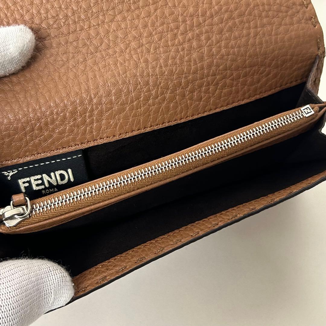 FENDI フェンディ ピーカブー 長財布 レザー ウォレット