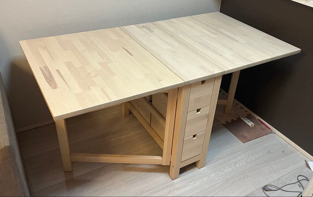 美品　イケア(IKEA) ノールデン(NORDEN) ダイニングテーブル