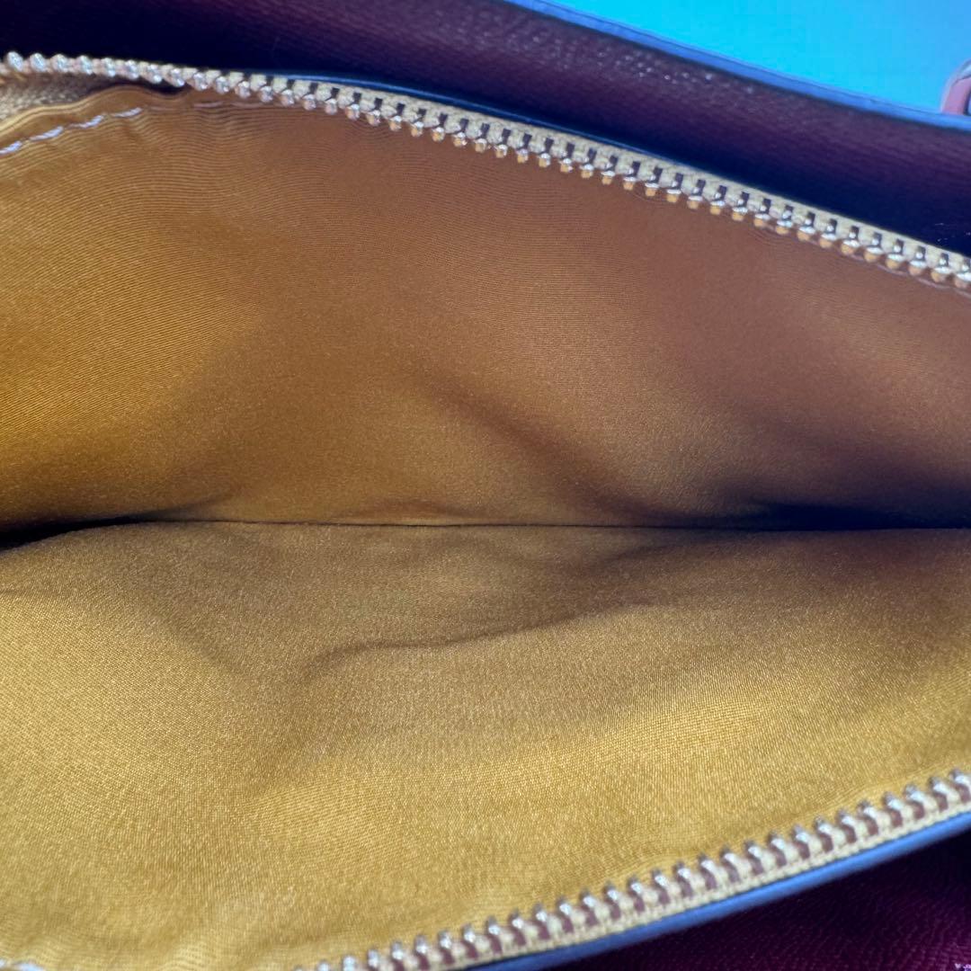 未使用級✨コーチ モリートート ショルダーバッグ 2way 3室 レザー ピンク