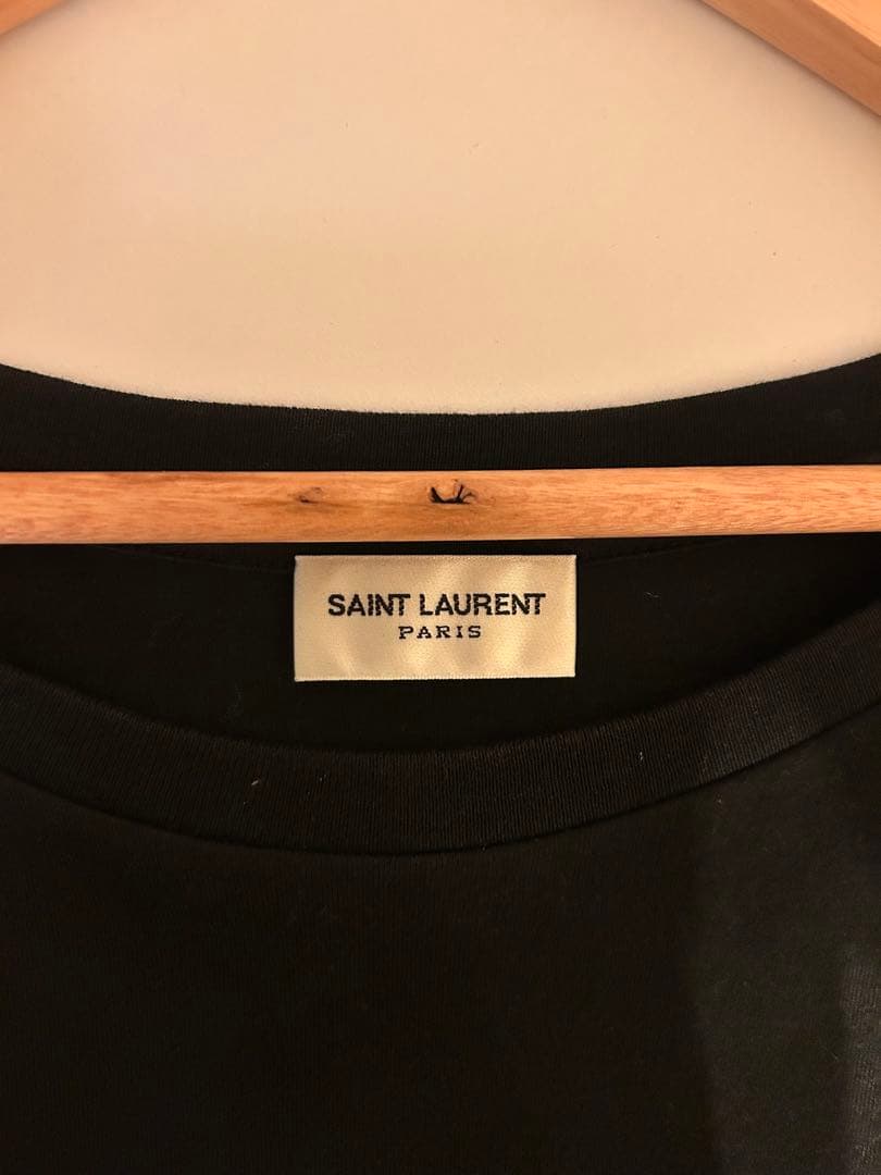 SAINT LAURENT ブラック Tシャツ