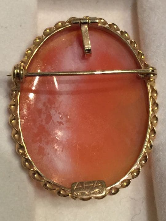 ビンテージ美品★カメオ★14K刻印585APA