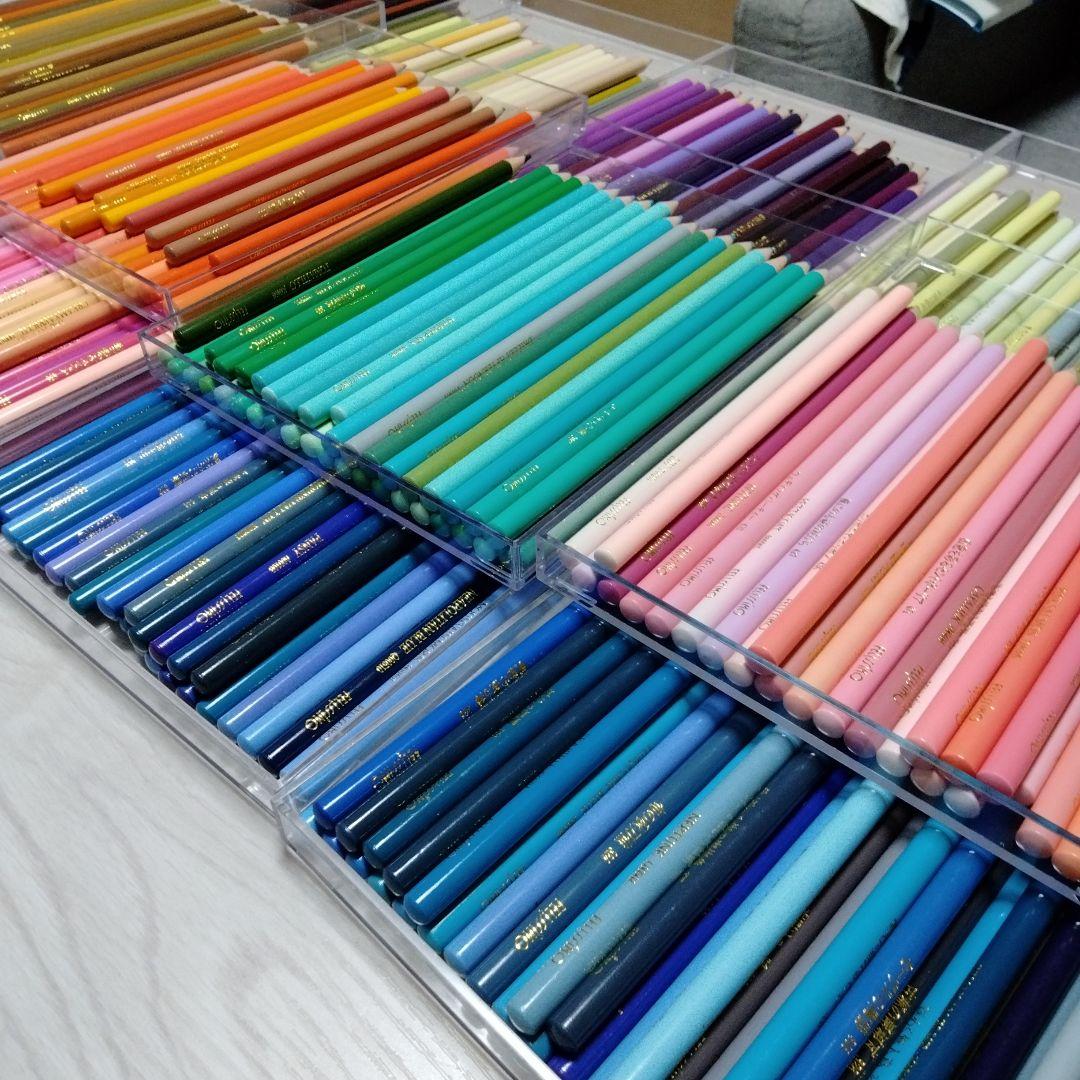 フェリシモ 旧500色色鉛筆 透明ケース付き