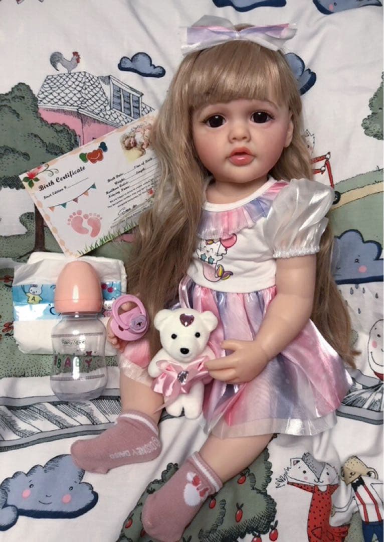 ⭐︎フルビニール　リペイント　リボーンドール　⭐︎