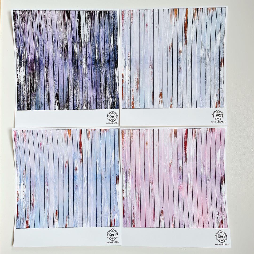 【NS-14】にゃあちゃんの文具屋さん　装飾ステッカー　木の壁