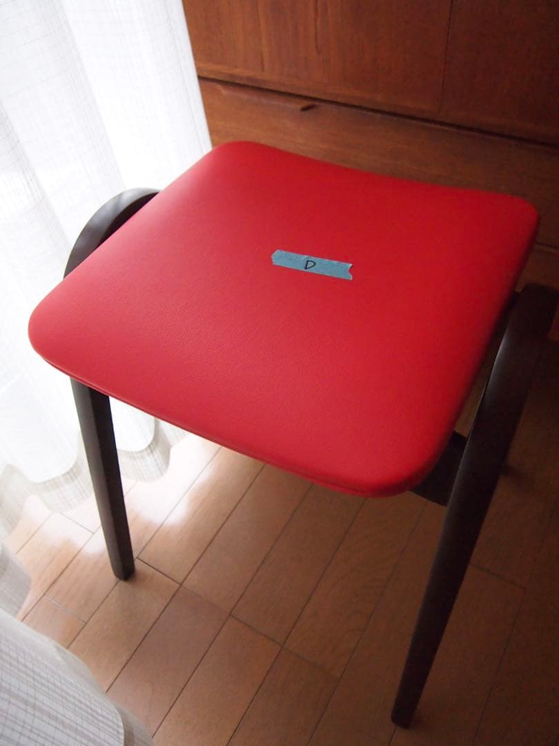 あむちゃんさん専用 ミナペルホネン ハンドメイド 剣持スツール りんご 秋田木工