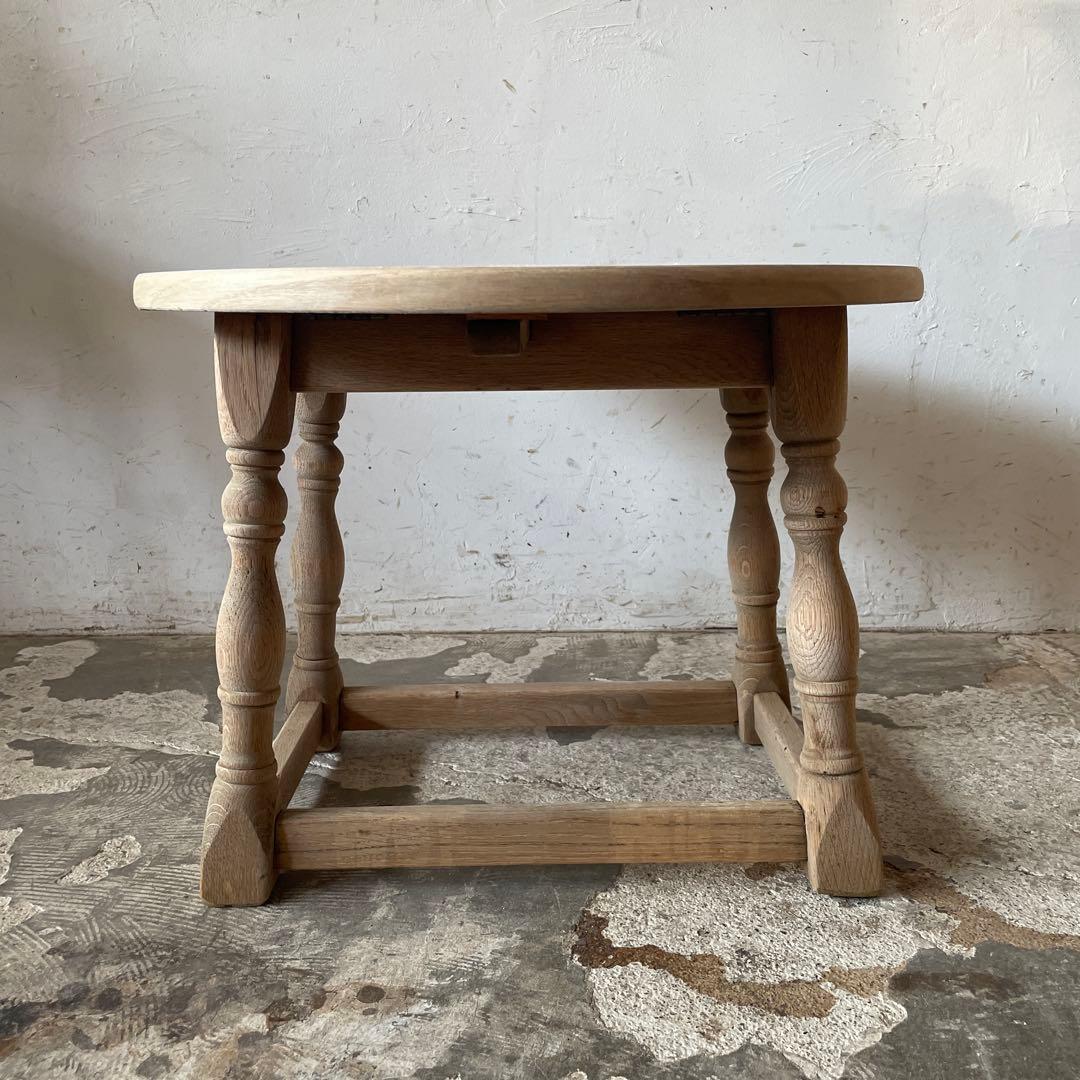 ビンテージ ドロップリーフテーブル ドロップサイドテーブル　剥離