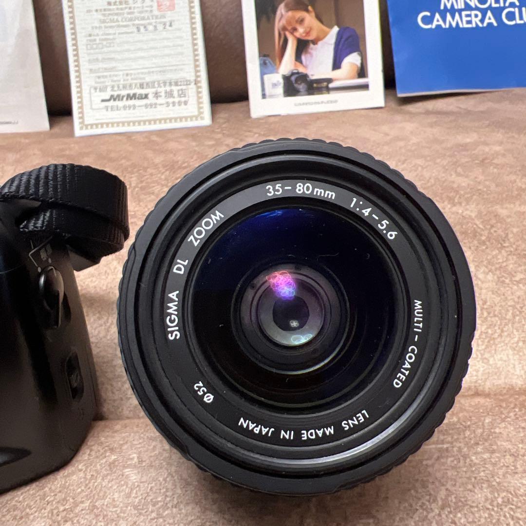 未使用に近いアンティーク光学カメラミノルタα−303si1995年3月24日