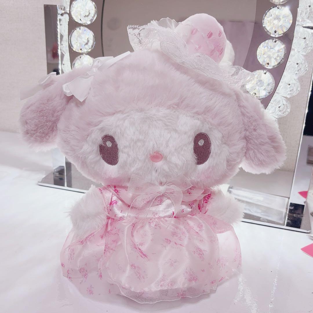 マイメロディ 白いちごのティータイムシリーズ ぬいぐるみ 顔激選