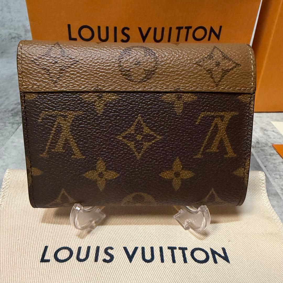 ルイヴィトン　ヴィクトリーヌ　リバース　三つ折り財布