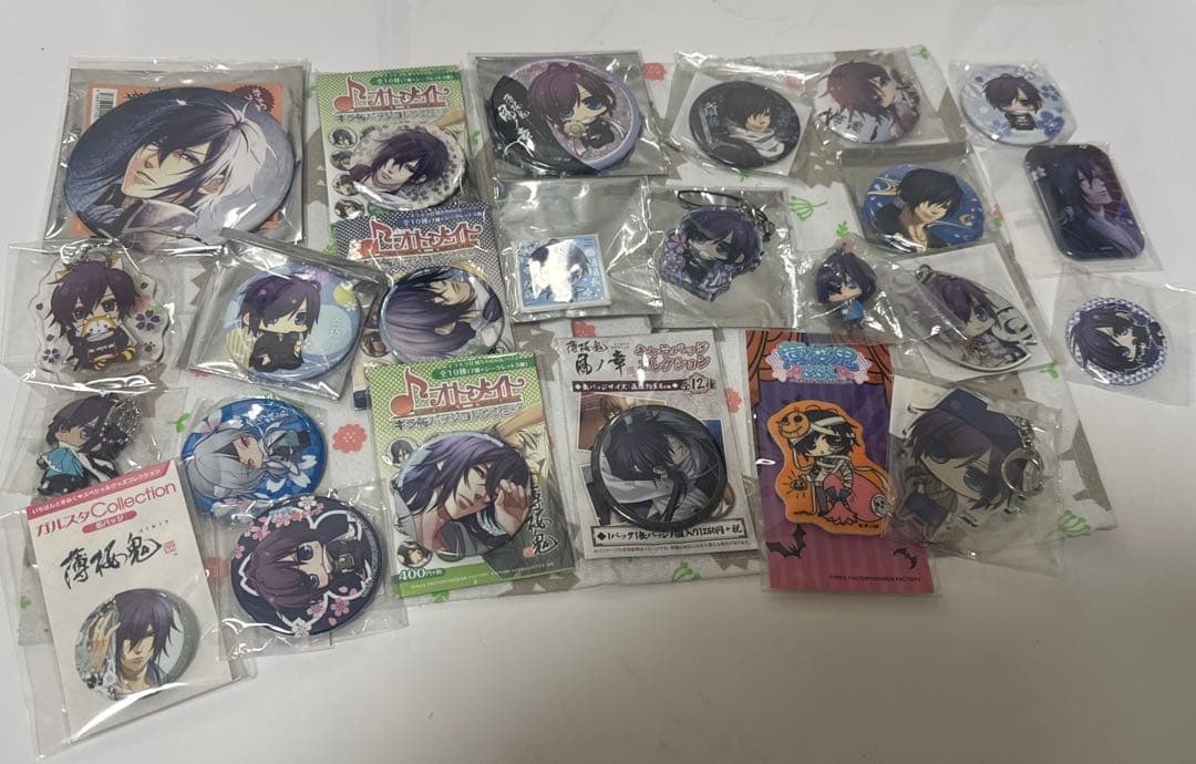 薄桜鬼　斎藤一　缶バッジ　まとめ売り