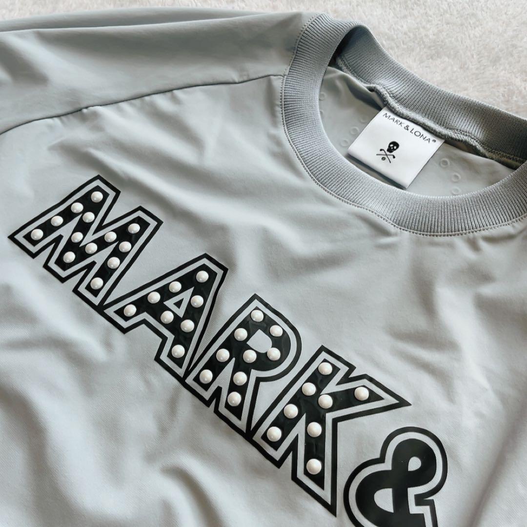 極美品　マークアンドロナ 　ストレッチ　ナイロン　スニード　スカル　スタッズ