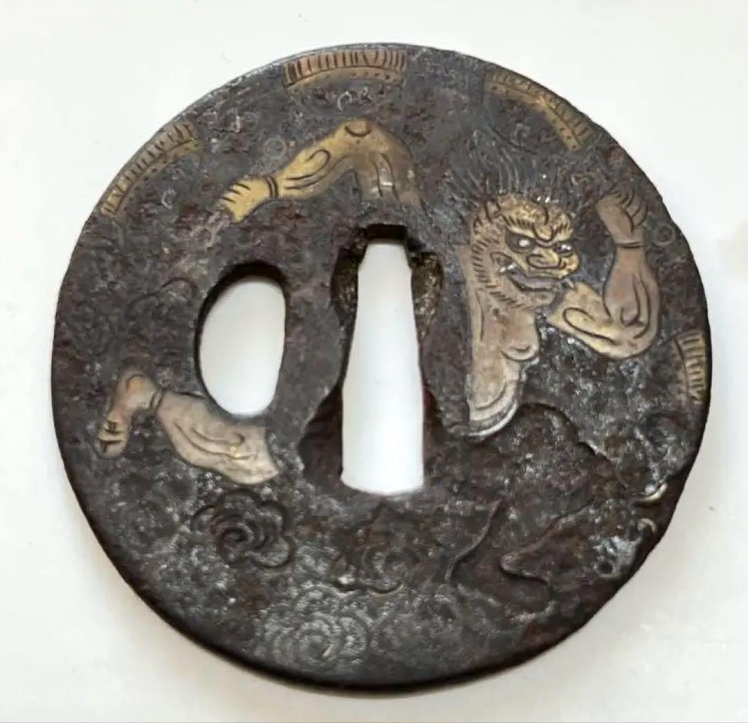 極上 刀鍔 象嵌。BL2-77