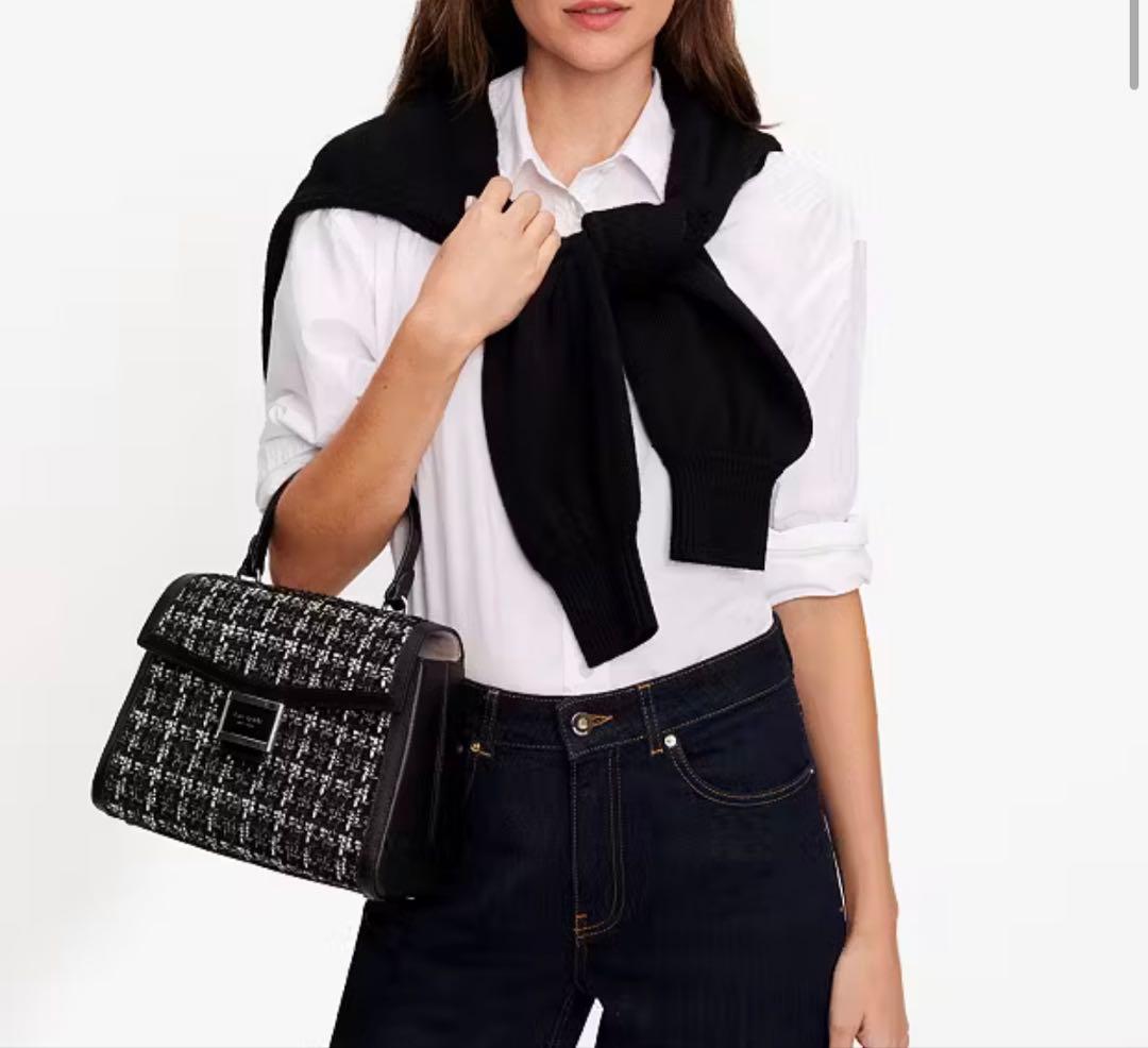 ケイトスペードニューヨーク　kate spade バッグ　ツイード　ショルダー