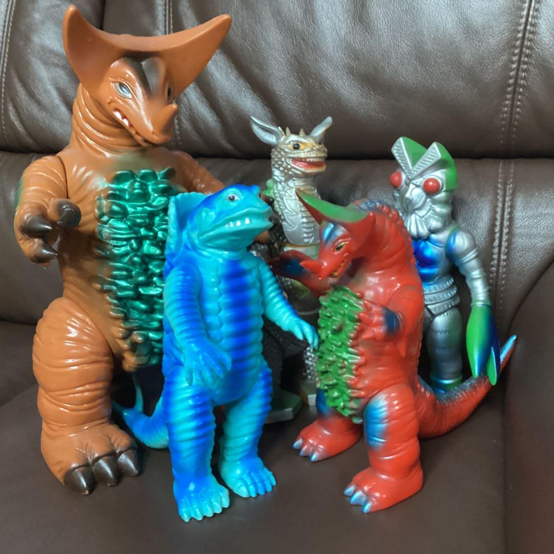 ブルマァク 怪獣5体セット　バラ売り値引不可　1991ビンテージ現状現品渡し