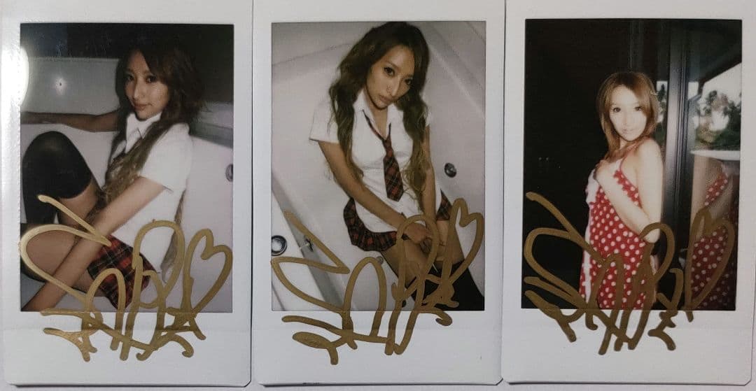 加藤紗里　直筆サイン入りチェキ