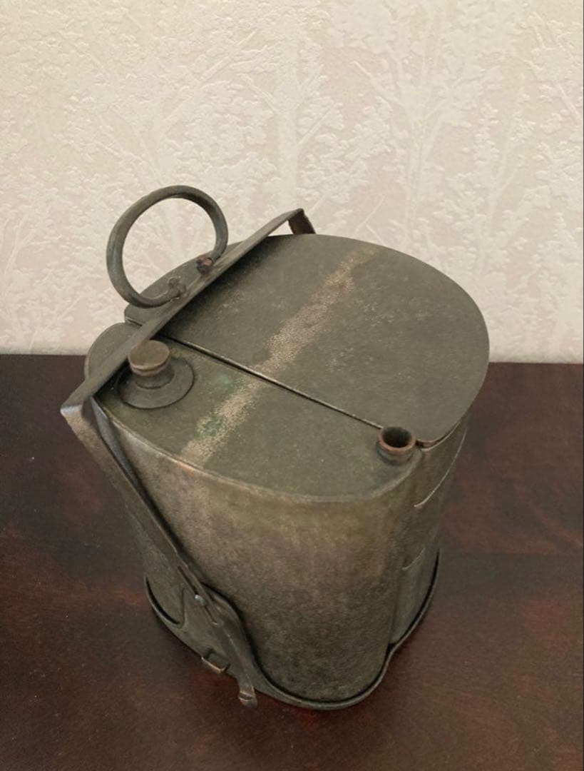 珍品 作家物 銚子 四方木瓜 お弁当箱 骨董 アンティーク雑貨 金属 美術品