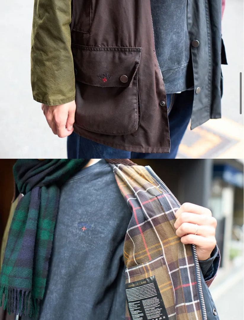 ゲジヒト専用Barbour NOAH コラボ Wax Beaufort サイズM