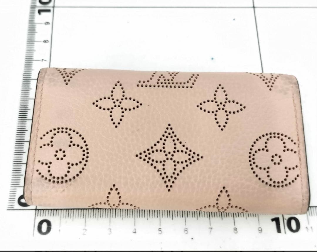 【うゆ】ルイヴィトン　マヒナ　4連キーケース　ピンク