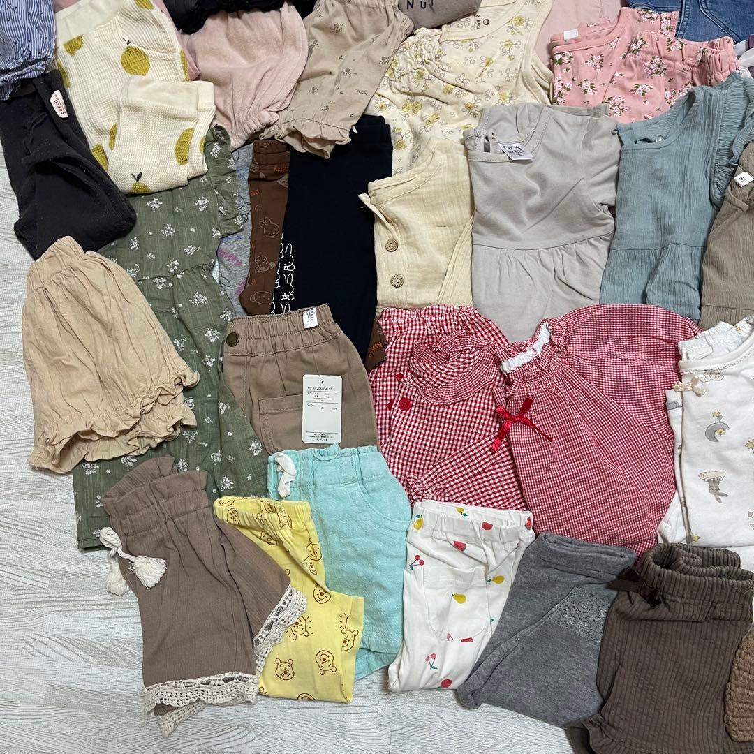 【大量】子供服 女の子 ベビー キッズ まとめ売り 123点
