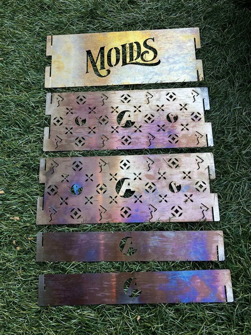 アシモクラフツ　焚火台　アシサークルMOLDS 真鍮レア