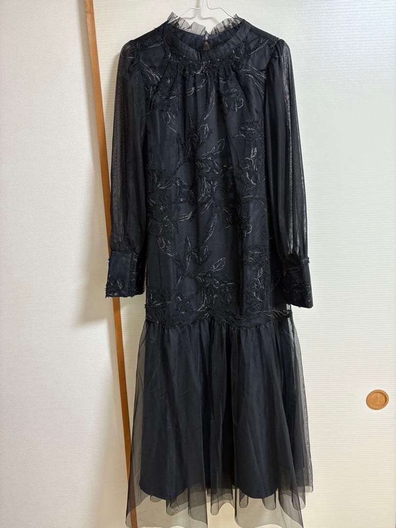 ★新作★ドリードール　フェザーフラワーチュールドレス